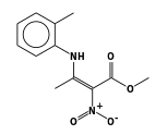 2-Butenoic acid, 3-[(2-methylphenyl)amino]-2-nitro-, methyl ester, (E)-