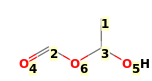 Image with canonical numbers derived from InChI string