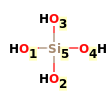Image with canonical numbers derived from InChI string