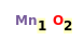 Image with canonical numbers derived from InChI string