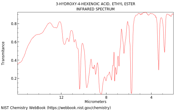 3-Hydroxy-4-hexenoic acid, ethyl ester