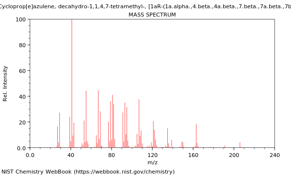 Mass spectrum