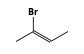 trans 2-bromo-2-butene