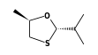 trans-2-Isopropyl-5-methyl-1,3-oxathiolane