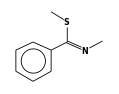 Benzenecarboximidothioic acid, N-methyl-, methyl ester