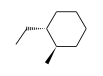 Ciclohexano, 1-etil-2-metil-, trans-