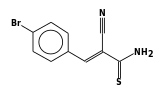 2-Propenethioamide, 3-(4-bromophenyl)-2-cyano-, (E)-