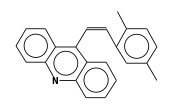 (Z) 9-(2[2,5-Dimethylphenyl]ethenyl)acridine