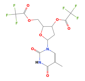 NIST Chemistry  WebBook, SRD 69Thymidine, 3',5'-bis(trifluoroacetate)