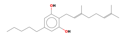 1,3-Benzenediol, 2-(3,7-dimethyl-2,6-octadienyl)-5-pentyl-