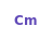 Cm