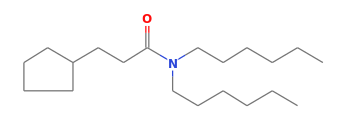 Propanamide, N,N-dihexyl-3-cyclopentyl-
