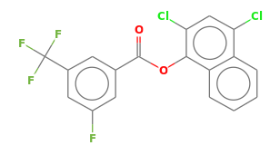 C18H8Cl2F4O2