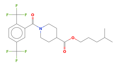 C21H25F6NO3