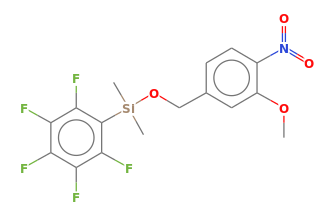 C16H14F5NO4Si