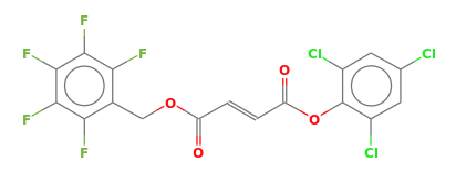 C17H6Cl3F5O4