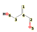 Image with canonical numbers derived from InChI string