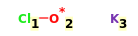 Image with canonical numbers derived from InChI string