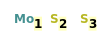 Image with canonical numbers derived from InChI string