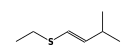 (E) 1-Ethylthio-3-methyl-1-butene