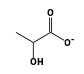 MeCH(OH)CO2 anion