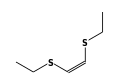 Ethene, 1,2-bis(ethylthio)-, (Z)-