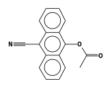 9-Anthracenecarbonitrile, 10-(acetyloxy)-