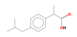 ibuprofen chemical structure