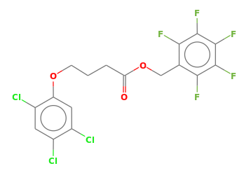 C17H10Cl3F5O3