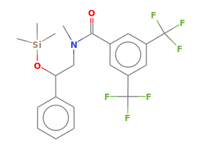 C21H23F6NO2Si