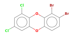 C12H4Br2Cl2O2