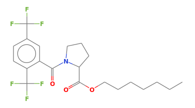 C21H25F6NO3