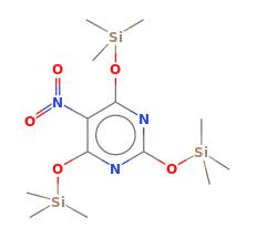 C13H27N3O5Si3