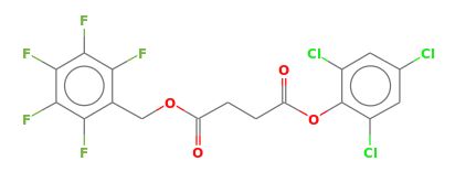 C17H8Cl3F5O4