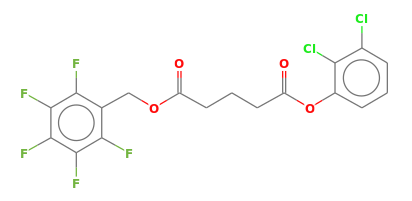 C18H11Cl2F5O4