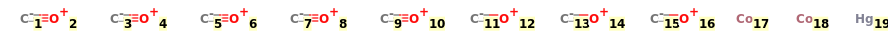 Image with canonical numbers derived from InChI string