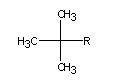 Tertiary butyl group